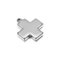 Stainless Steel Cross Pendants, 304 Stainless Steel, Vacuum Ion Plating, DIY 