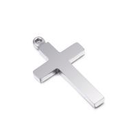 Stainless Steel Cross Pendants, 304 Stainless Steel, Vacuum Ion Plating, DIY 