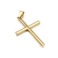 Stainless Steel Cross Pendants, 304 Stainless Steel, Vacuum Ion Plating, DIY 