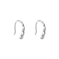 Sterling Silver Hook Earwire, 925 Sterling Silver, fashion jewelry & for woman, 15mm 