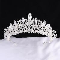 Tiaras nupciales, aleación de zinc, con Cristal, Joyería & para mujer & con diamantes de imitación, más colores para la opción, diámetro interior:aproximado 165mm, Vendido por UD