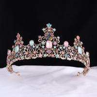 Braut Diademe, Zinklegierung, Modeschmuck & für Frau & mit Strass, Innendurchmesser:ca. 165mm, verkauft von PC