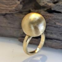 Zinc Alloy Finger Ring, with Brass, Round, plated, fashion jewelry & Unisex & brushed 17.5mm 