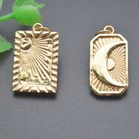 Brass Jewelry Pendants, gold color plated, DIY 20mm 