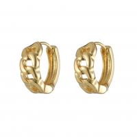 Zinc Alloy Huggie Hoop Earring, plated, fashion jewelry & for woman 