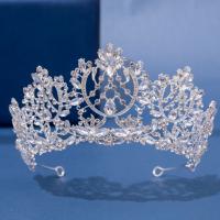 Bridal Tiaras, Zinc Alloy, plated, fashion jewelry & for woman & with rhinestone 