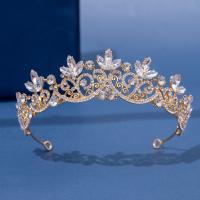 Bridal Tiaras, Zinc Alloy, fashion jewelry & for woman & with rhinestone 