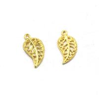 Zinc Alloy Leaf Pendants, plated, DIY Approx 