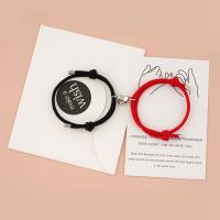 Zinc Alloy Couple Bracelet, with Milan Cord, fashion jewelry 18cmuff0c30cm 