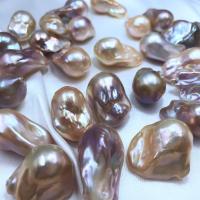 Baroque Cultured Freshwater Pearl Beads, DIY & no hole, multi-colored, 15-18mm 