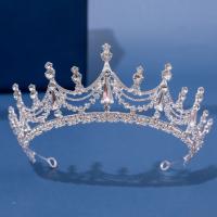 Bridal Tiaras, Zinc Alloy, plated, fashion jewelry & for woman & with rhinestone 