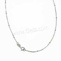 Collier de bijoux en argent , argent sterling 925, Placage, normes différentes pour le choix & pour femme, argent, Vendu par PC