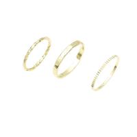 Zinklegierung Zehe Ring, goldfarben plattiert, drei Stücke & Modeschmuck & für Frau, goldfarben, 14mm, verkauft von setzen