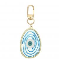 Resin Key Chain, Zinc Alloy, with Resin, multifunctional & enamel 