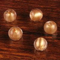 Gold Foil Lampwork Beads, DIY golden 