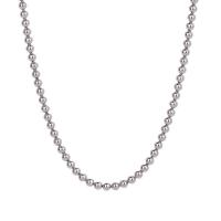 Collier de bijoux en argent , Argent sterling 925, Rond, bijoux de mode & unisexe & styles différents pour le choix, argent, Vendu par PC