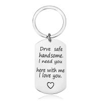 Stainless Steel Key Chain, 304 Stainless Steel, fashion jewelry 