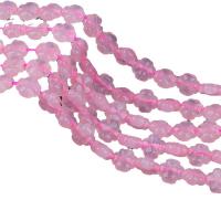 Natural Rose Quartz Beads, Four Leaf Clover, DIY Approx 39 cm 