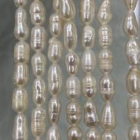 Rice Cultured Freshwater Pearl Beads, DIY, white, 4-5mm Approx 37 cm 