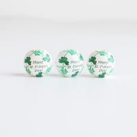 Printing Wood Beads, Schima Superba, DIY, green, 16mm, Approx 