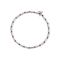 Pulseras de Plata Estelina, plata de ley 925, con Cordón de cera, chapado, para mujer, plateado, longitud:aproximado 17.5 cm, Vendido por UD