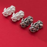 Sterling Silver Spacer Beads, 925 Sterling Silver, Mythical Wild Animal, plated, DIY Approx 2.1mm 