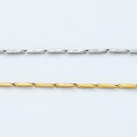 Titanium Steel Chain Necklace, Vacuum Ion Plating, fashion jewelry & Unisex nickel, lead & cadmium free, 2.5mm Approx 55 cm 