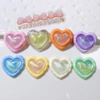 Kit para DIY Móvil , Acrílico, Corazón, Bricolaje, más colores para la opción, 28x26mm, 5PCs/Grupo, Vendido por Grupo