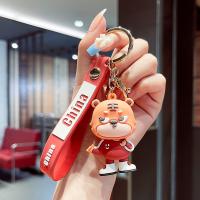 Plastic Key Chain, Zinc Alloy, with Soft PVC, cute & multifunctional 