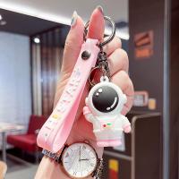 Plastic Key Chain, Zinc Alloy, with Soft PVC, Astronaut, cute & multifunctional 