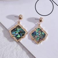 Zinc Alloy Drop Earring, plated, fashion jewelry & for woman 