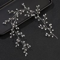 Headband, Iron, with Seedbead, fashion jewelry & for woman 350mm 