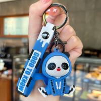 Plastic Key Chain, Soft PVC, with Zinc Alloy, fashion jewelry & multifunctional 