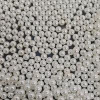 Glass Pearl Beads, Round, DIY & half-drilled, white 