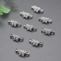 Brass Spacer Beads, Butterfly, plated, DIY & micro pave cubic zirconia 