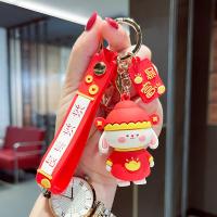 Plastic Key Chain, Soft PVC, with Zinc Alloy, fashion jewelry 