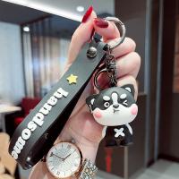 Plastic Key Chain, Soft PVC, with Zinc Alloy, fashion jewelry & multifunctional 