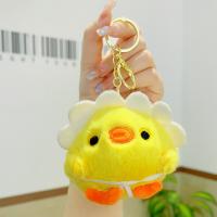 Zinc Alloy Key Chain Jewelry, Plush, with Zinc Alloy, fashion jewelry & multifunctional 