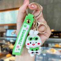 Plastic Key Chain, Soft PVC, with Zinc Alloy, fashion jewelry & multifunctional 