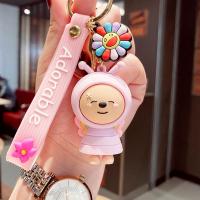 Plastic Key Chain, Soft PVC, with Zinc Alloy, fashion jewelry & multifunctional 10.2cm 