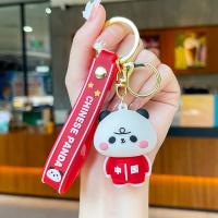 Plastic Key Chain, Soft PVC, with Zinc Alloy, fashion jewelry & multifunctional 