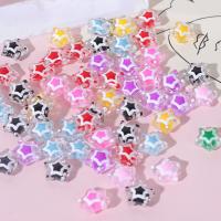 Lampwork Beads, Star, DIY & enamel 13mm 