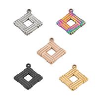 Edelstahl Anhänger, 304 Edelstahl, Vakuum-Ionen-Beschichtung, Modeschmuck & unisex & hohl, keine, 18x16x2mm,5x5mm, Bohrung:ca. 1mm, verkauft von PC