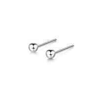 Stainless Steel Stud Earring, 316L Stainless Steel, Round, fashion jewelry & for woman, original color, nickel, lead & cadmium free 