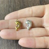 Zinc Alloy Animal Pendants, Fish, plated, vintage & DIY 