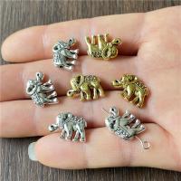 Zinc Alloy Spacer Beads, Elephant, plated, vintage & DIY 