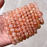 Quartz Bracelets, Strawberry Quartz, Round, polished, fashion jewelry & for woman Approx 18 cm 