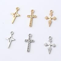 Zinc Alloy Cross Pendants, plated, DIY 