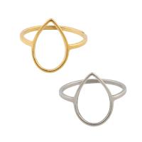 Edelstahl Fingerring, 304 Edelstahl, plattiert, unisex, keine, Größe:6.5, verkauft von PC