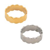 Edelstahl Fingerring, 304 Edelstahl, plattiert, unisex, keine, Größe:6.5, verkauft von PC